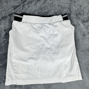 Kyodan Sz XS Golf Skort with Pockets White Black Waist Pull On Athletic